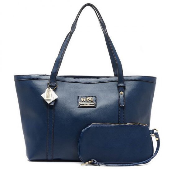 Coach City Large Blue Totes CBZ | Coach Outlet Canada - Click Image to Close